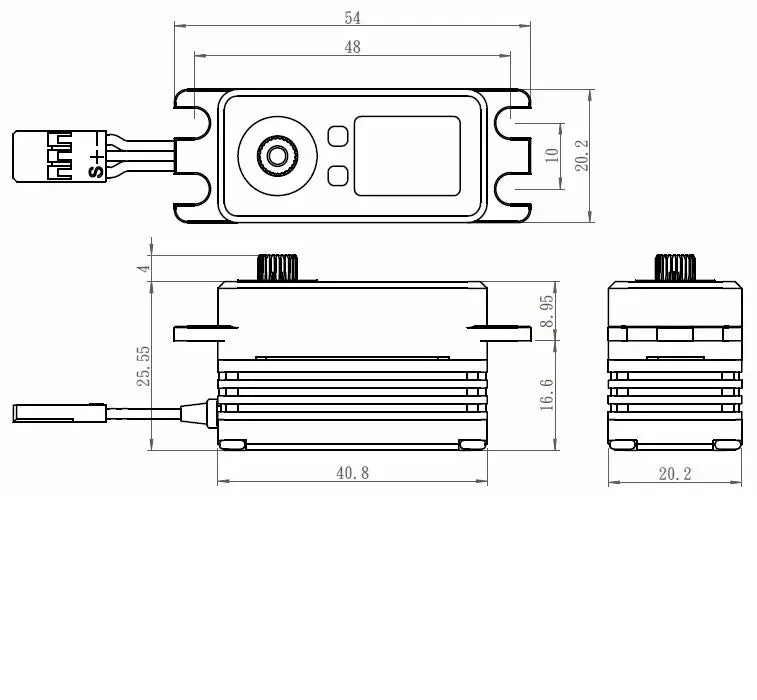 Savox SB-2262SG Monster Torque Low Profile Steel Gear Servo Savox
