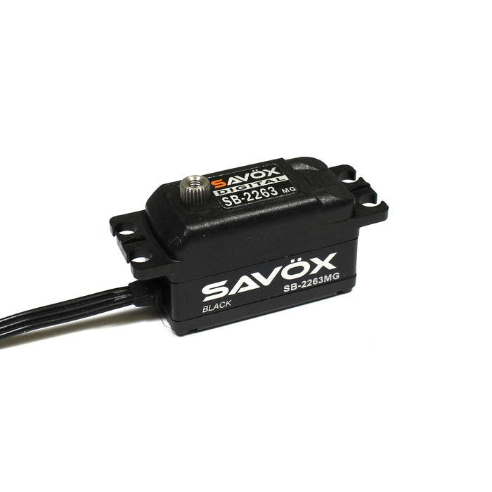 Savox SB-2263MG-BE Black Edition Low Profile Brushless Digital Servo