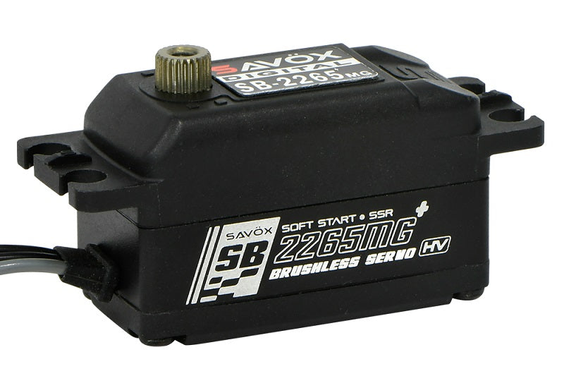 Savox SB-2265MGP-BE Black Edition Low Profile HV Brushless Digital Servo