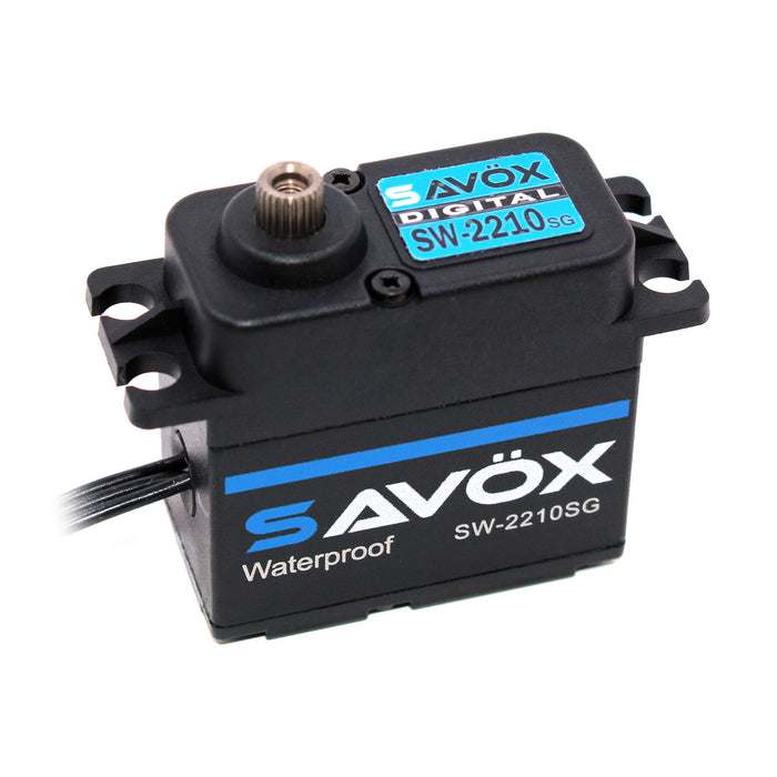 Savox SW-2210SG-BE Black Edition Waterproof Premium HV Brushless Digital Servo