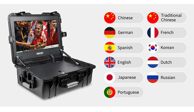 Seetec WPC215 21.5" 1000nit High Brightness Full HD Drone Command Case