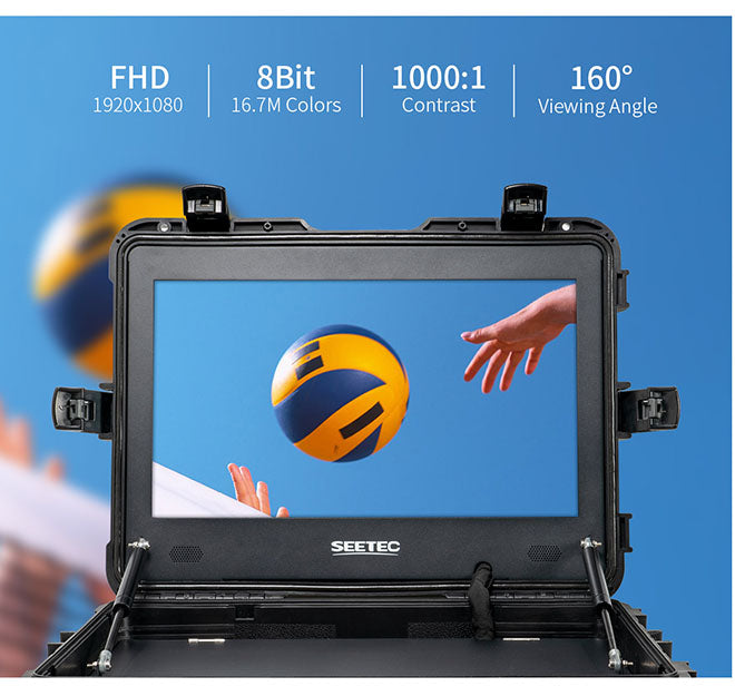 Seetec WPC215 21.5" 1000nit High Brightness Full HD Drone Command Case