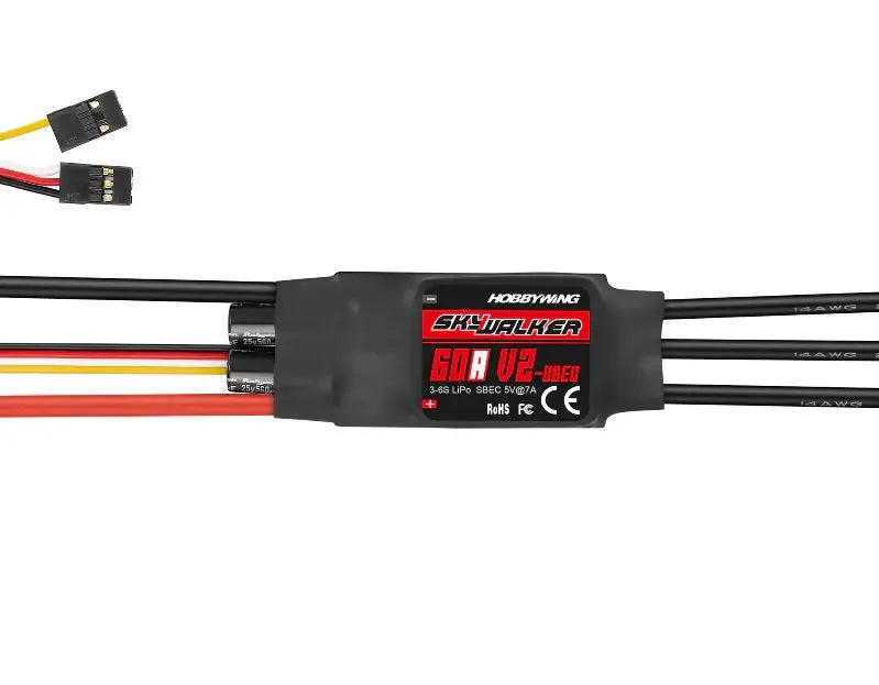 HobbyWing Skywalker V2 Series 60A SBEC ESC HobbyWing