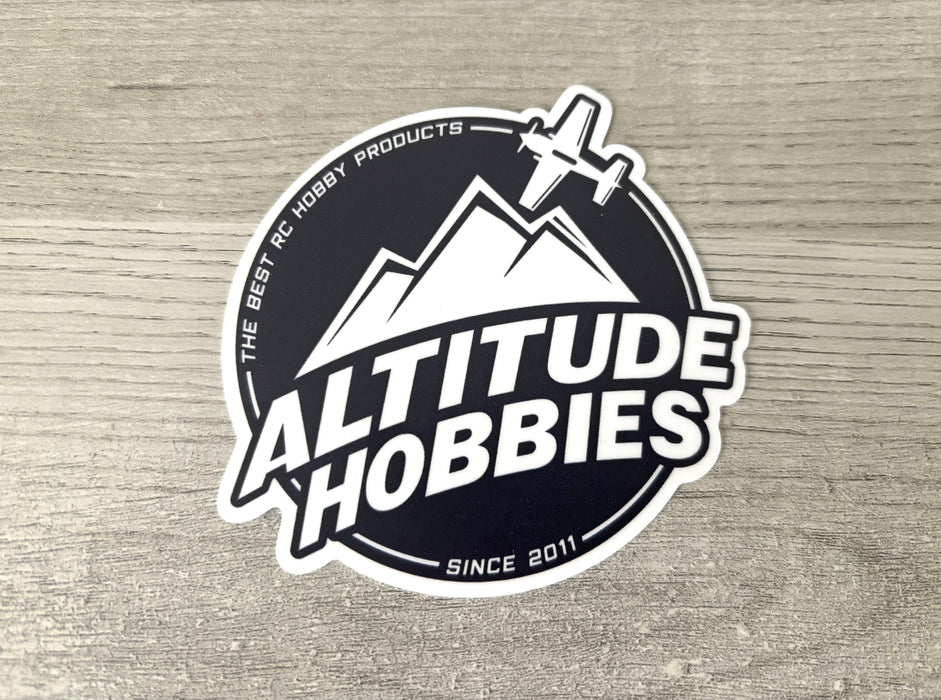 Altitude Hobbies Round Sticker (3.5") Dark Navy