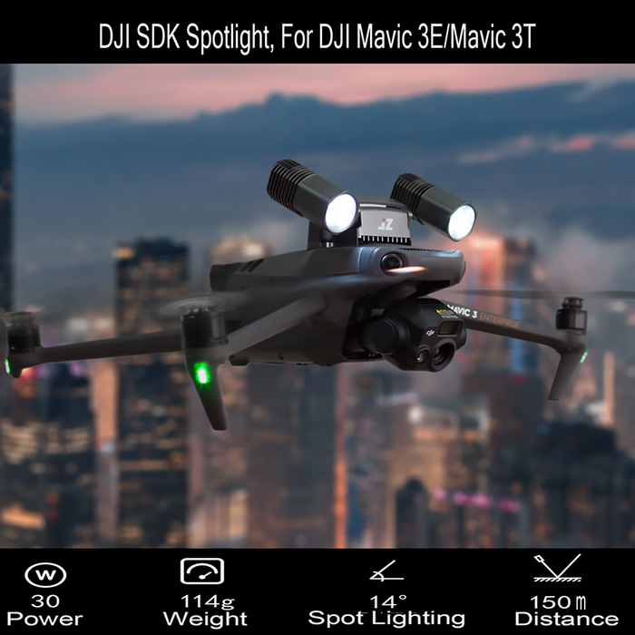 JZ T30 Spotlight for DJI Mavic 3E/Mavic 3T/3TA — Altitude Hobbies JZ T30 Spotlight for DJI Mavic 3E/Mavic 3T/3TA — Altitude Hobbies