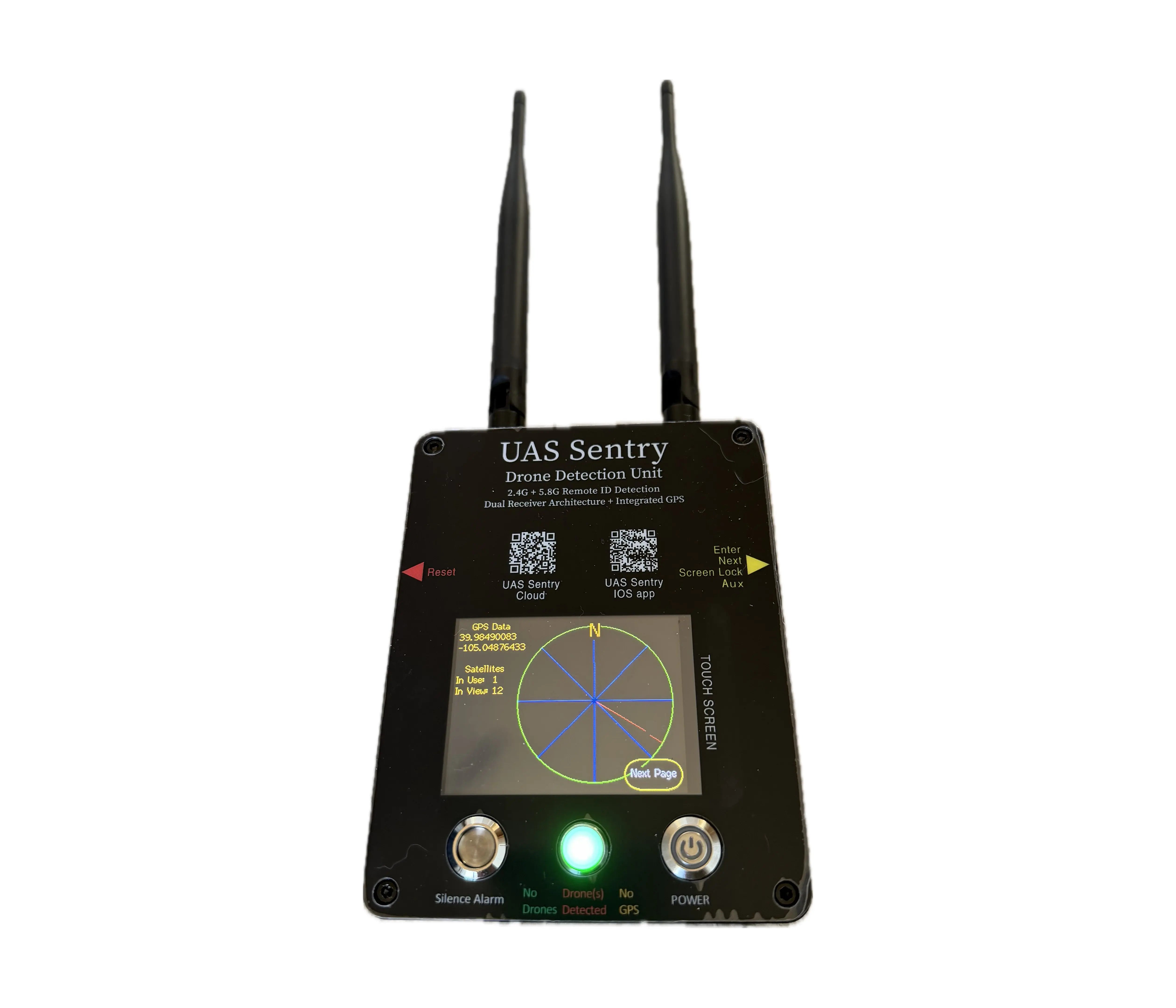 UAS Sentry Touch Screen V4 Dual Receiver UAS Sentry