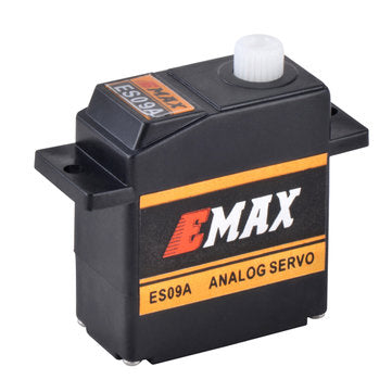 EMAX ES09A (dual-bearing) Swash Servo for 450 Heli (Analog Nylon Gear) - Altitude Hobbies