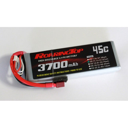Roaring Top 3700mAh 3s (11.1v) 45C Lipo Battery - Altitude Hobbies