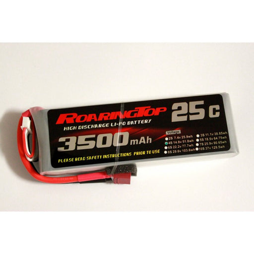 Roaring Top 3500mAh 4s (14.8v) 25C Lipo Battery - Altitude Hobbies