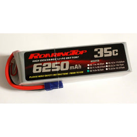 Roaring Top 6250mAh 4s (14.8v) 35C Lipo Battery - Altitude Hobbies