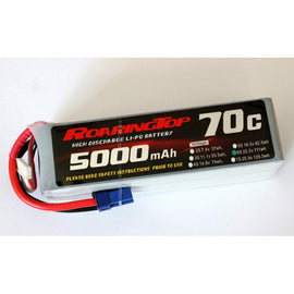 Roaring Top 5000mAh 6s (22.2v) 70C Lipo Battery - Altitude Hobbies
