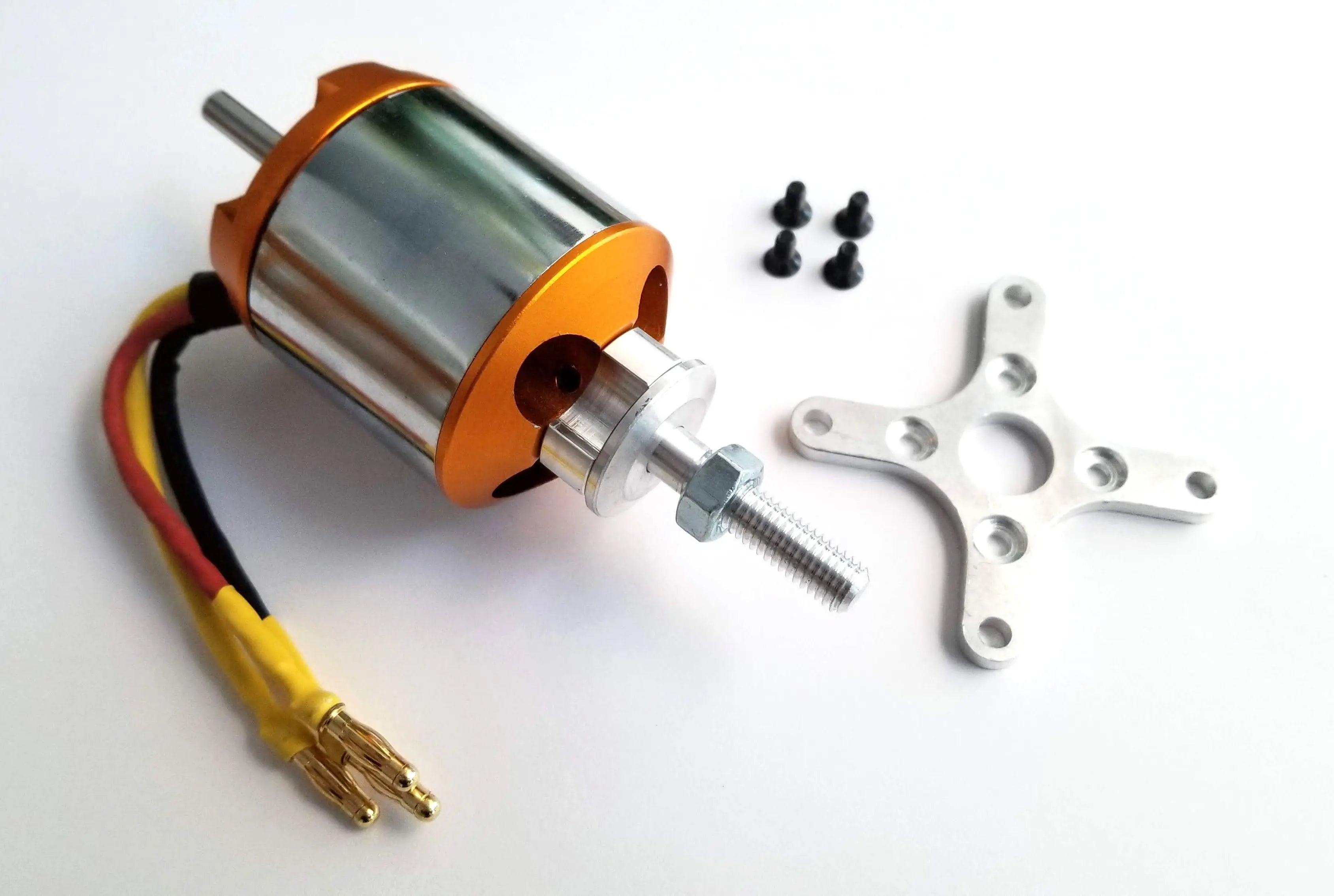 Suppo 4120/6 620kv Brushless Motor (Power 46 equiv.) Bolt-on Adapter - Altitude Hobbies